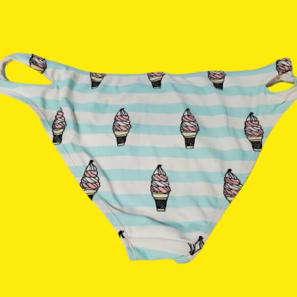 Ice Cream Bikini Set Bottom and Top Halter Tie - Picture 5 of 7